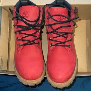 Red Timberland Boots
